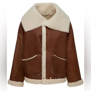 Nour Hammour Dancy Shearling Jacket
